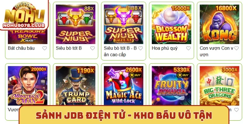 Sảnh JDB điện tử