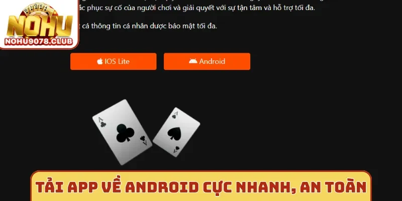 Tải app Nohu về Android cực nhanh và an toàn